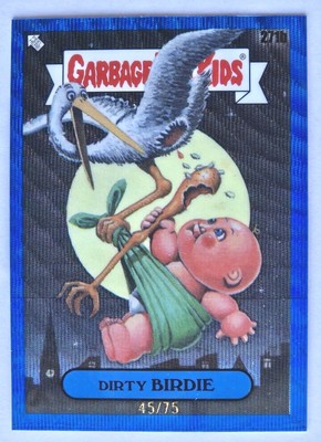   DIRTY BIRDIE 45/75 BLUE WAVE 2024 TOPPS GARBAGE PAIL KIDS CHROME 7 #271b GPK