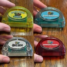 Lot of 4 Pixter Color game cartridges, 2003, good condition