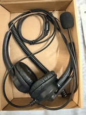 New Binaural Call Center Headset with Noise Canceling Mic - 3.5mm Jack - Wired
