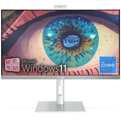 All In One 27'' 4K I7 Ram 8Gb Ssd 120Gb Windows 11 Pro Gaming Computer Vesa Pc