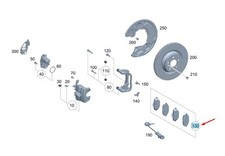 Mercedes-Benz Gle W167 AMG Heckbremsbel&auml;ge A0004201506 30769553