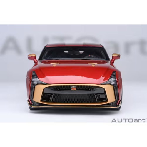 AUTOart 77514 1/18 Nissan GT-R50 by ItalDesign Red/Gold Resin Model - Picture 6 of 24