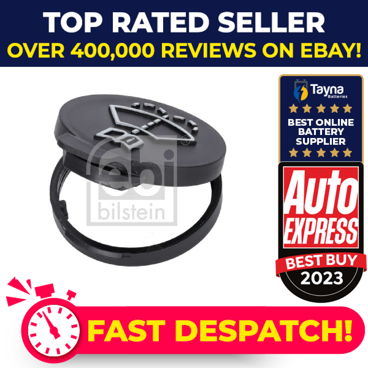 Sealing Cap, washer fluid reservoir 188352 Febi 013227300 13227300 1450270 New