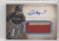2015 Bowman Inception /50 Rosell Herrera #IAP-RH Jumbo Patch Auto lz7