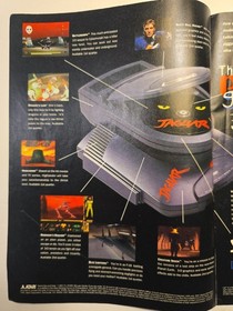 SCARCE Atari Jaguar 1995 Print Lot - 64-Bit Hardware, CD Ad & Gaming History!