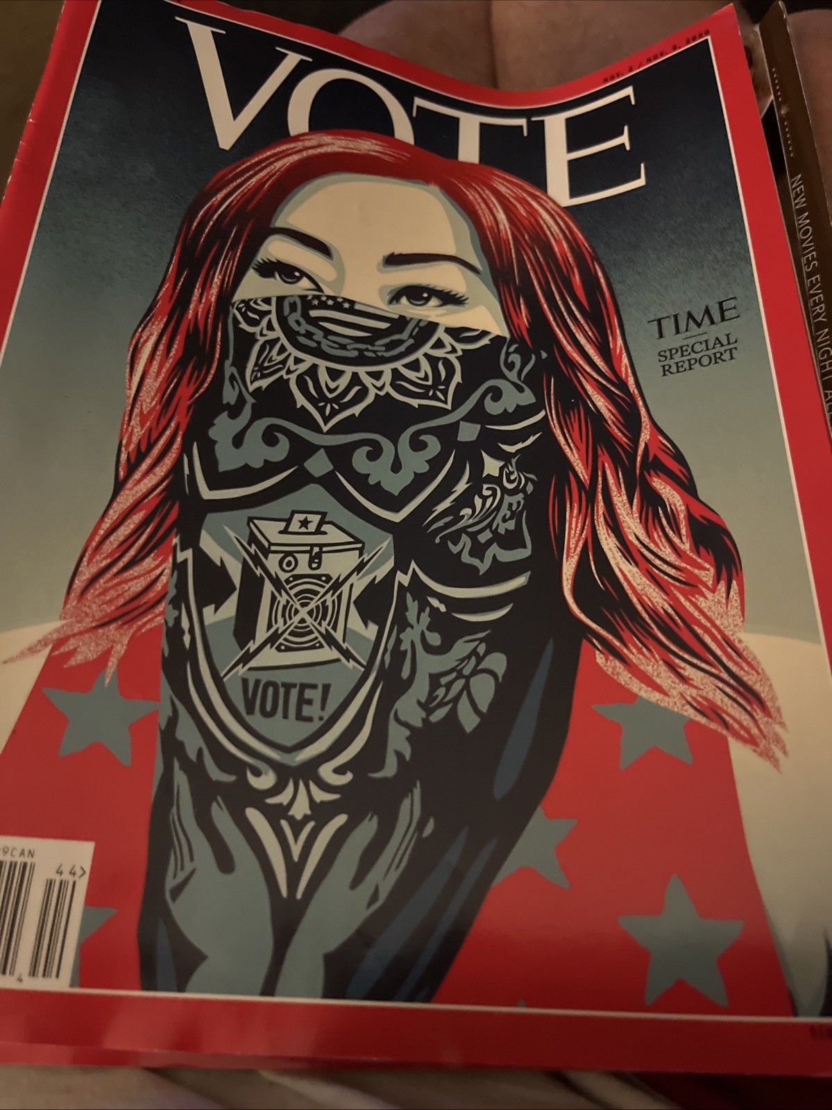 Time Magazine Nov.2 / Nov.9 2020 VOTE  special report double issue No Mail Label