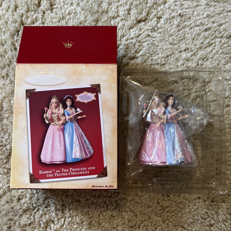 Hallmark Keepsake BARBIE AS THE PRINCESS AND THE PAUPER ORNAMENT 