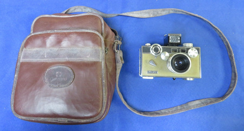 ARGUS C3 Rangefinder Camera Leather Exterior JAPAN W/50mm Lense/Light Meter/Bag