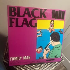 Black Flag - Family Man - Vinyl LP (VG+) SST 1990 Reissue - Henry Rollins