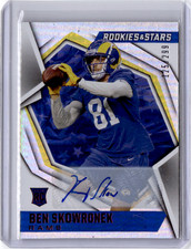 2021 Panini Rookies & Stars Football BEN SKOWRONEK Rookie Auto #d /299