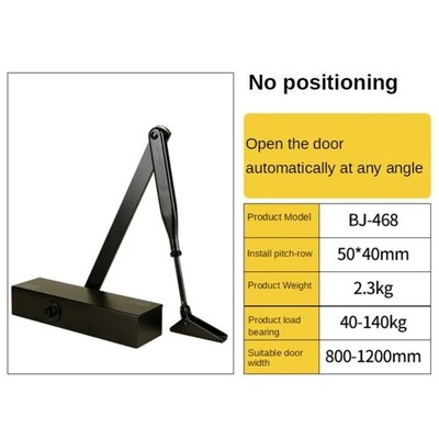 Heavy Duty Hydraulic Buffer Door Closer Load-bearing 140 Kg Load-bearing Spring