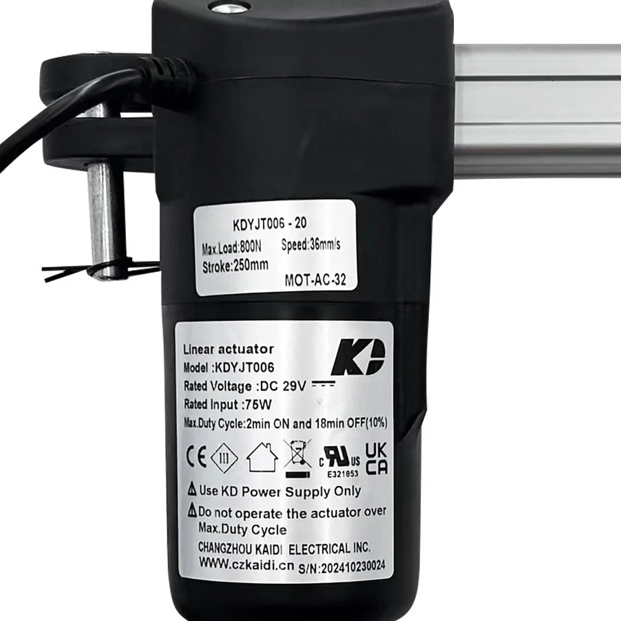 Kaidi Motor KDYJT006-20 Linear Actuator for Power Recliner Sofa Lift Chairs - Image 2 of 4