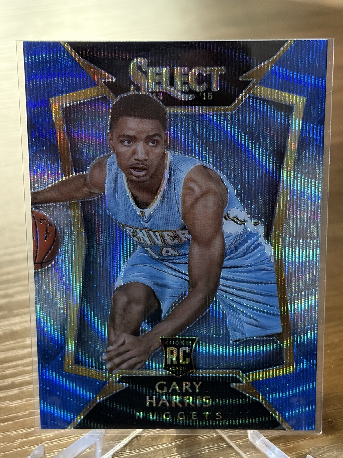 2014-15 Panini Select Concourse Blue & Silver Prizm Gary Harris #93 Color Match