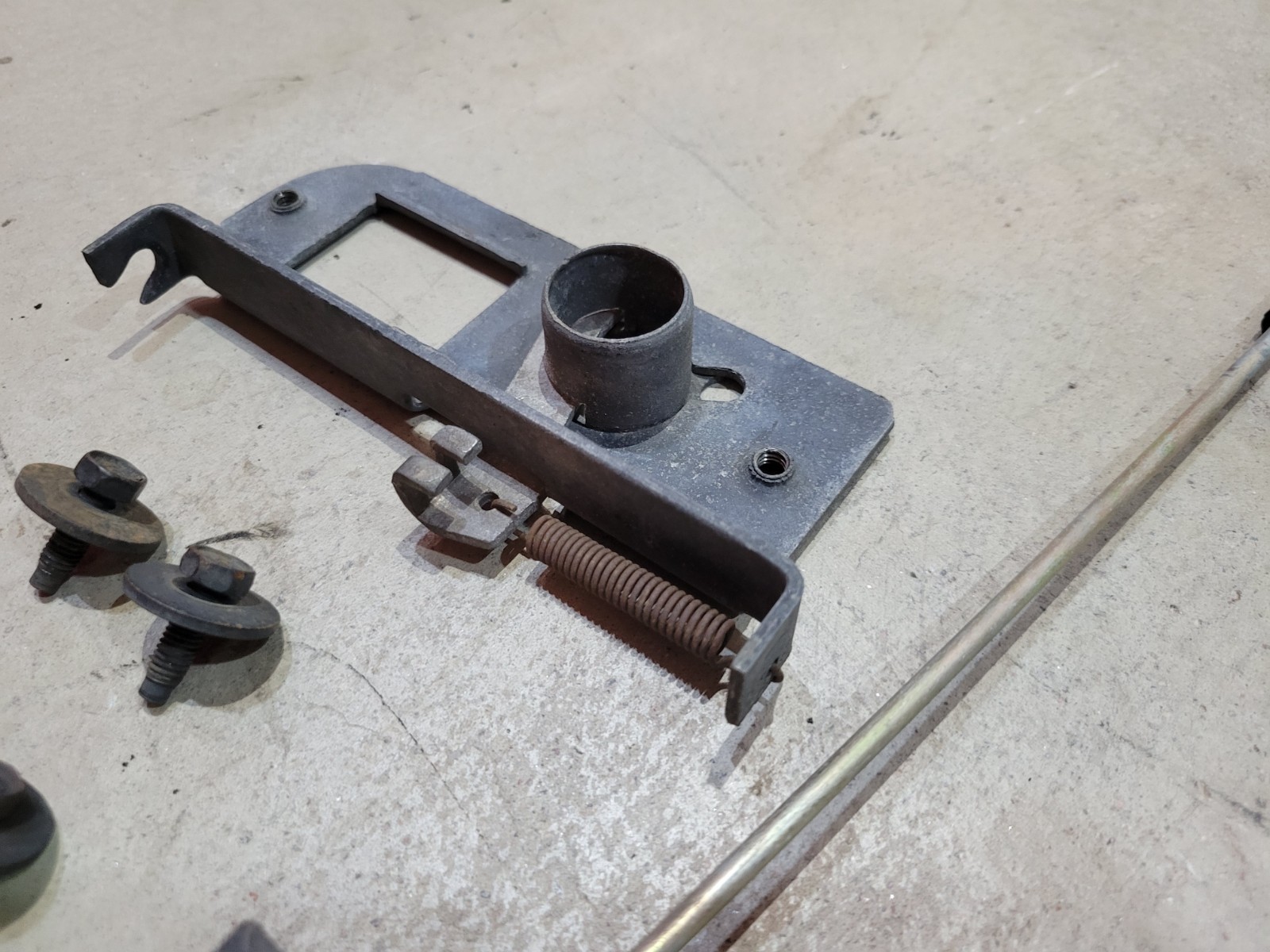 CHRYSLER TC MASERATI Hood Latch Lock Release Handle Assembly Rod Hardware OEM