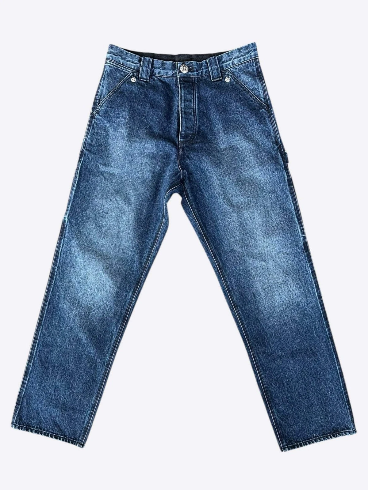 Chrome Hearts Blue Carpenter Pants