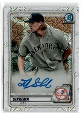 2020 BOWMAN MEGA BOX MOJO TJ SIKKEMA AUTO #BMA-TSI