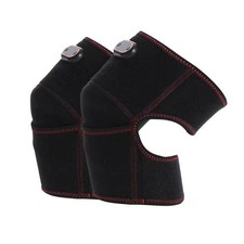 Pain Relief Electric Heating Vibration Knee Joint Pad Brace Leg Therapy Massager