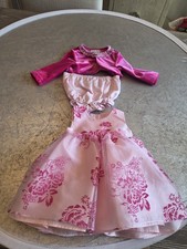 Marmellata 3-piece set pink dress featuring a floral print pink 6 - 9 Months