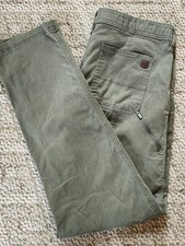 Weatherproof Mens Flex Utility Straight Fit 5 Pocket Pant 36x34 Green