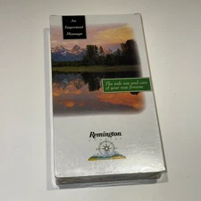 Remington Safe Use and Care VHS Vintage1995 Sealed Firearm Safety Video Rare