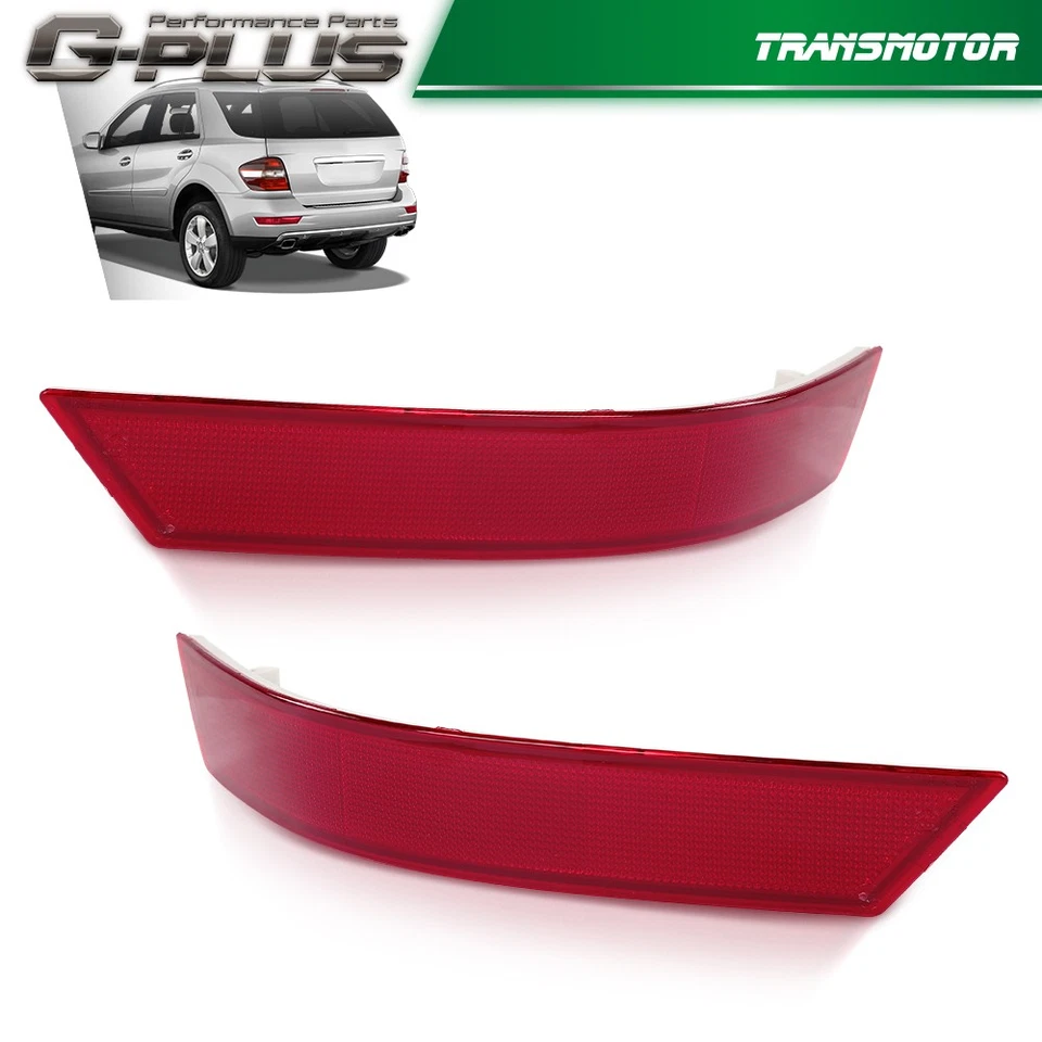 New LH+RH Rear Bumper Reflector Light For 2008-2011 Mercedes-Benz ML350 US Foto 2 de 4