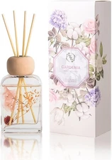 Reed Diffuser Set Gardenia Floral, 3.4 fl oz - Elegant Home Fragrance with Stick