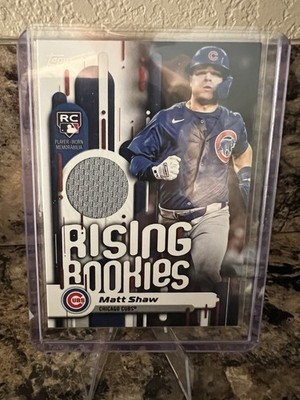 2025 Topps Update Series - Rising Rookie Relics Matt Shaw #RRR-MS (MEM, RC)
