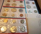 1963 & 1964 SILVER US MINT UNC SETS  12 90% COINS 2.44 OZ FRANKLIN KENNEDY HALF