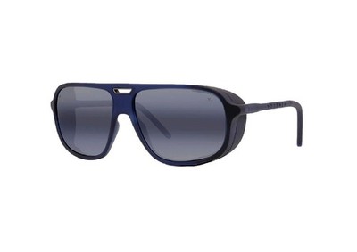 VUARNET SONNENBRILLE VU40022U (91X) aus blauem Metall mit blauen Polarlynx Gläsern