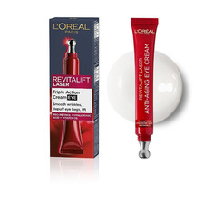 L'Oreal Paris Revitalift Laser Renew Eye Cream Reduces Wrinkles &Firms Skin 15ml