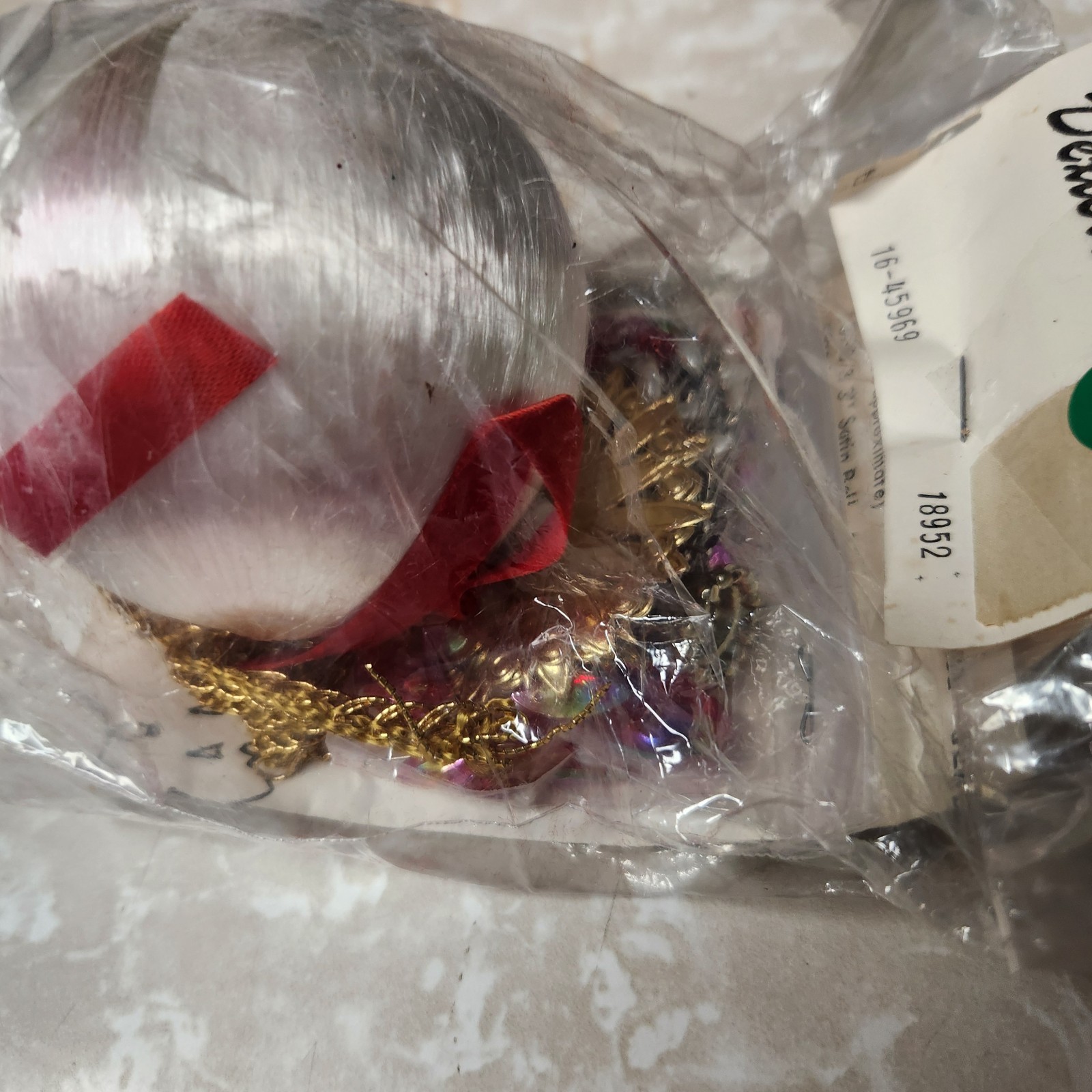 Vtg Christmas Ornament Kits Lot Of 5  LeeWards Boutique Dexters Sequin Beads NOS