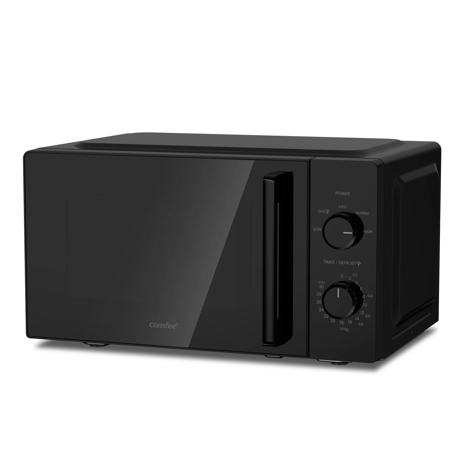 COMFEE' 20L Compact Microwave, 700W Black Solo Manual Microwave 20L,