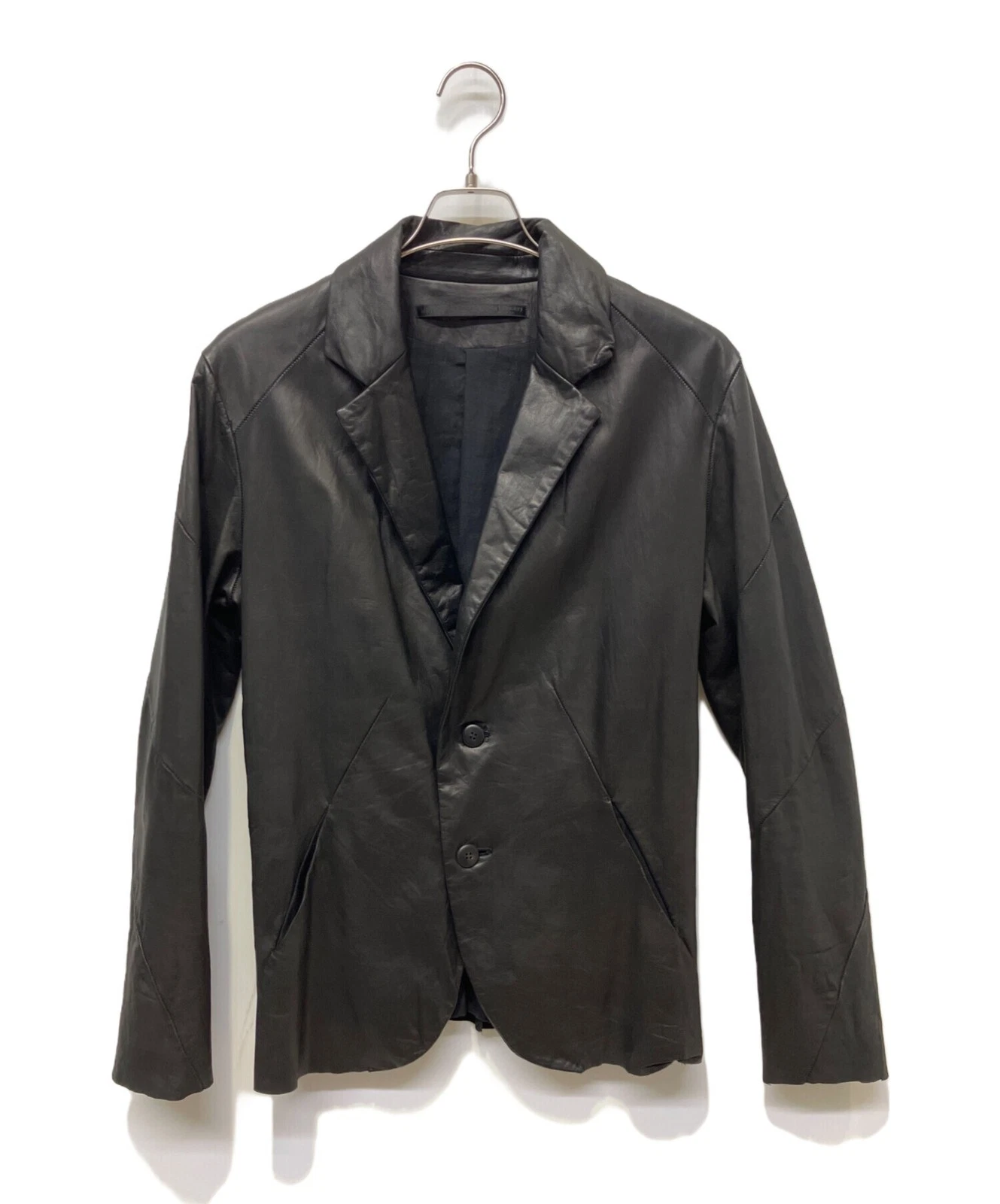 NO,NO,YES! Leather Jacket Made in Japan Men's Size S Black - product detail image 1
