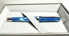 Visconti Opera Demo Carousel Rollerball Pen In Blue Cotton Candy Brand New