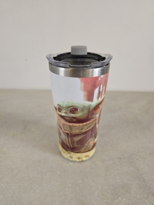Star Wars The Mandalorian Baby Yoda Edelstahl Tervis Becher mit Deckel