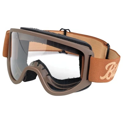 Lunettes Biltwell Moto 2.0 Script Couleur Chocolat - Photo 1/3