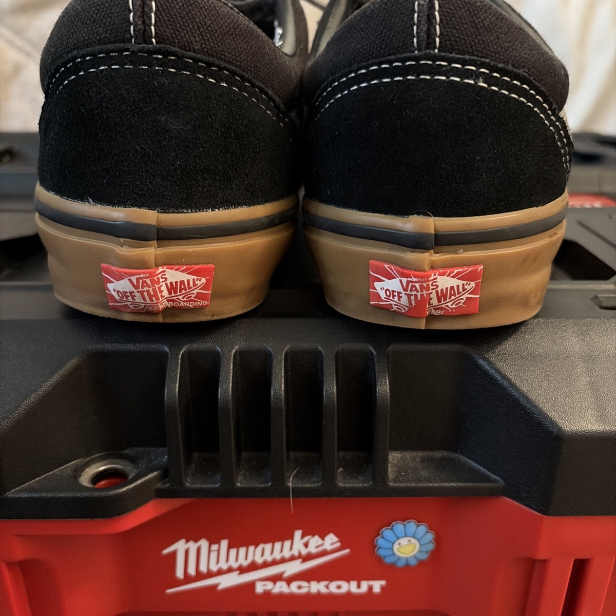 Vans x Hockey Andrew Allen Old Skool Skate Shoes - Black 