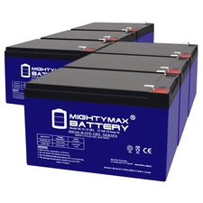 Mighty Max 12V 15AH GEL F2 Battery Compatible with Mongoose CX450 - 6 Pack