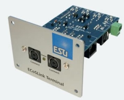 ESU 50099 ECoSlink Terminal, Extension module for ECOS, Central Station
