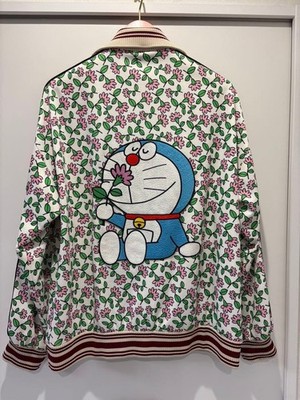 GUCCI Pre-Owned Doraemon Zip Jersey Outerwear