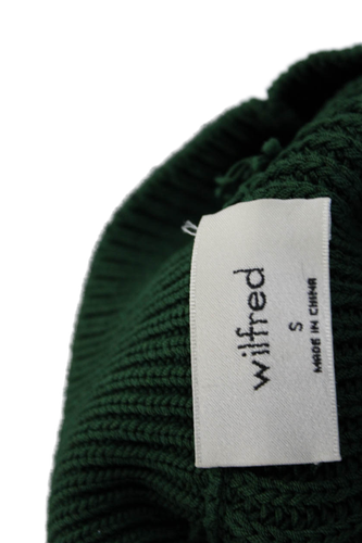 Wilfred Womens Cropped Tank Green Mock Neck Size S - Picture 6 of 6