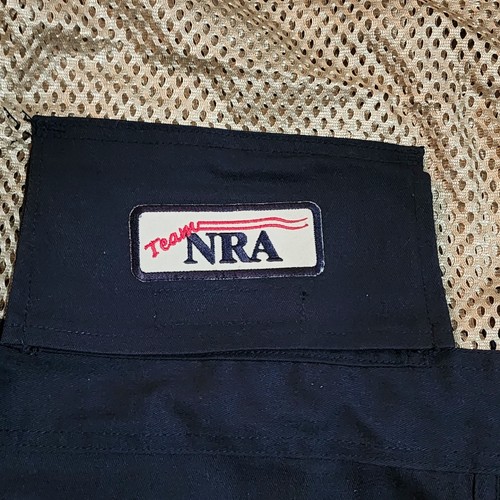 PAST Shooting Range Vest Size XXL Mesh Brown Velvet Navy Blue With NRA Patch USA - Bild 7 von 13