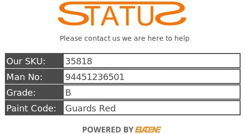 Trava traseira para bota Porsche 924S 944 trava de liberação 94451236501 - Imagem 2 de 4