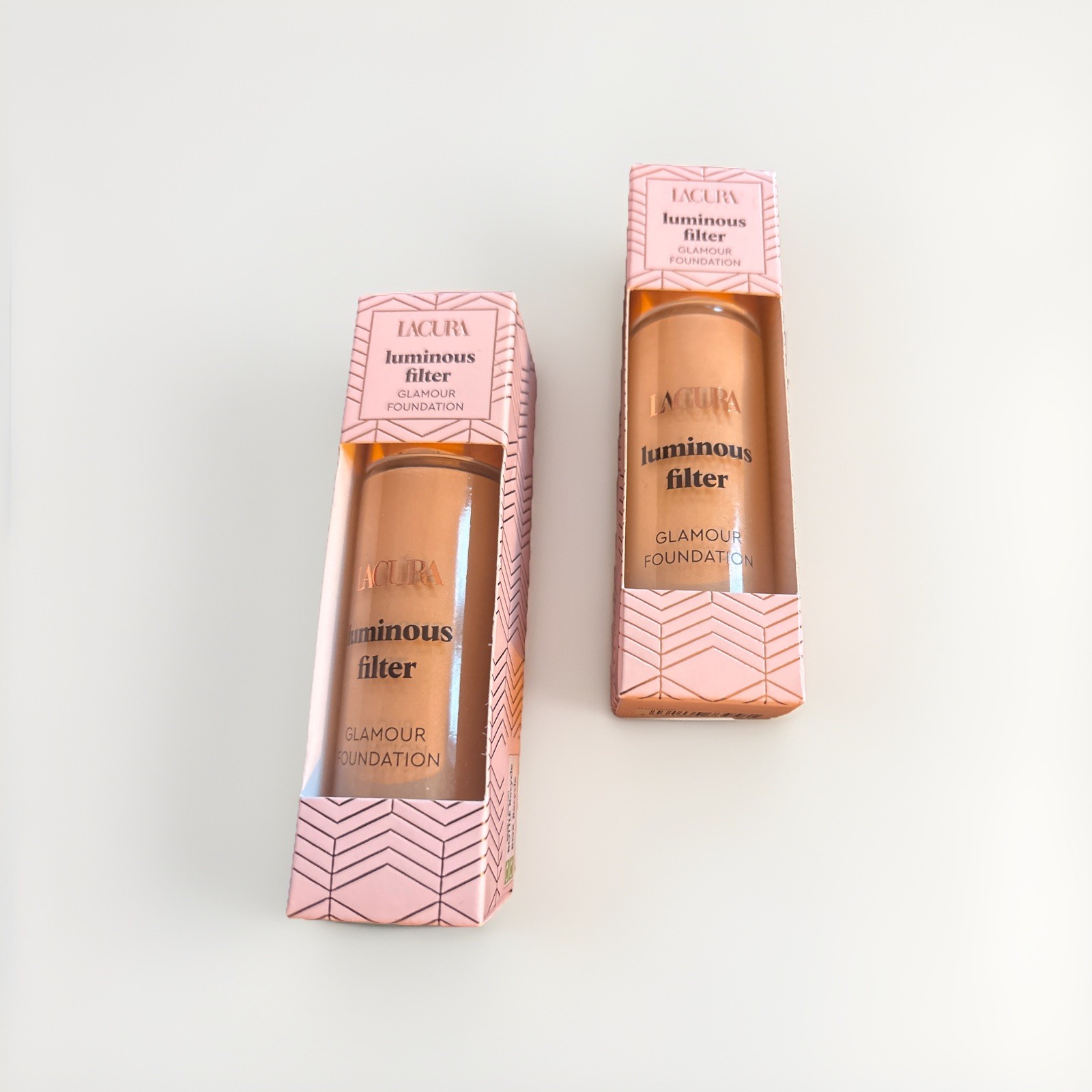 2 X Lacura Luminous Filter Glamour Foundation-  SHADE 1
