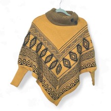 Ladies Poncho Handwoven Made in Ecuador