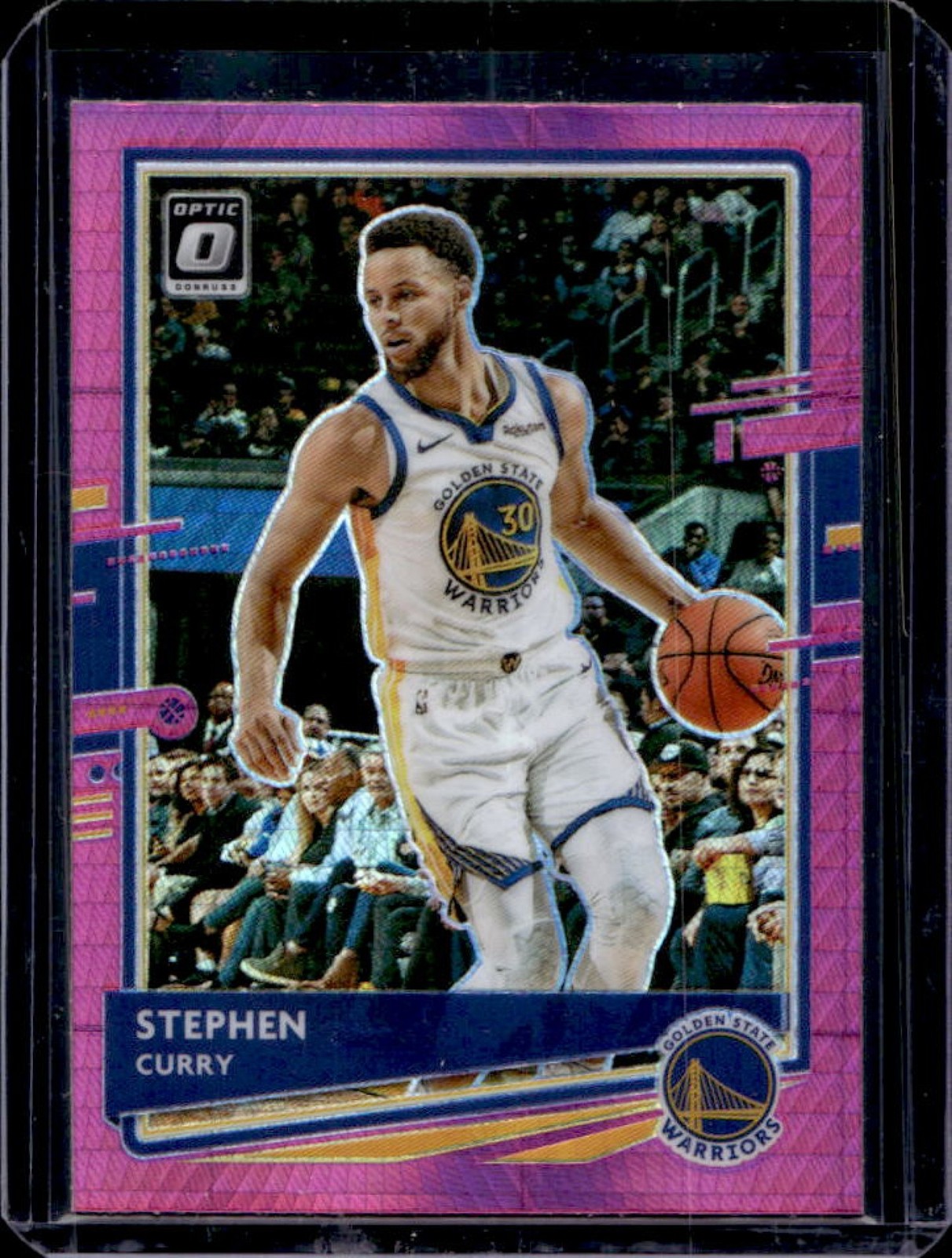 2020-21 Donruss Optic Stephen Curry Hyper Pink #17 Warriors