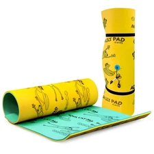 Aqua Lily Pad 12 Foot Water Playground Floating Foam Island, Yellow (Open Box)