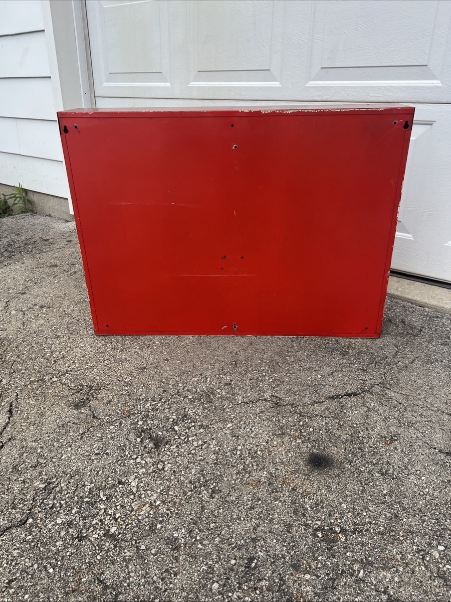 Vintage Snap-on Tools Metal Wall Cabinet Kra 270a W/ Tool Hook