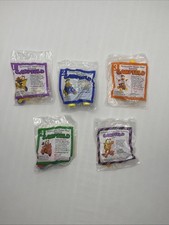 1988 McDonald's Happy Meal Garfield Complete Set 4 Under 3 Toy w/ Pooky P104