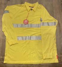 NWT BulwarkFR iQ SERIES FLAME RESISTANT Work Shirts in Yellow Size XL 